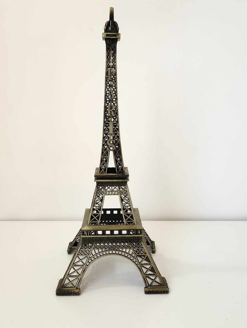 Eiffel Tower Metal Souvenir - Antique Brass Finish